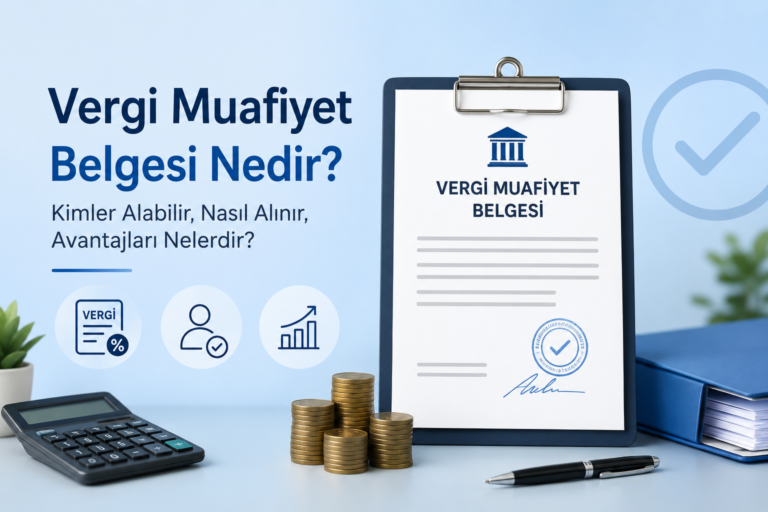 Vergi Muafiyet Belgesi Nedir? Kimler Alabilir? (2026 Rehberi)